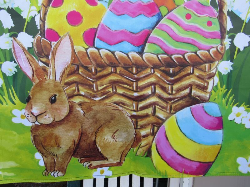 画像: ウサギさんとバスケット（Lサイズ）