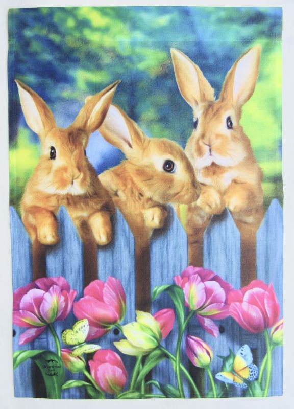 画像1: ウサギ３兄弟の春